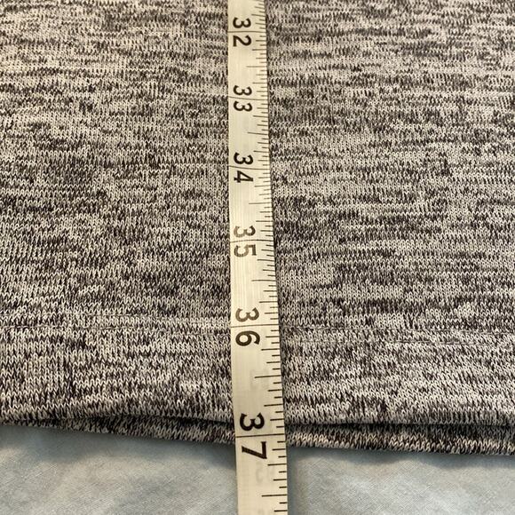 T by Talbots Heather Gray Fit and Flare T-Shirt Dress - Picture 7 of 8